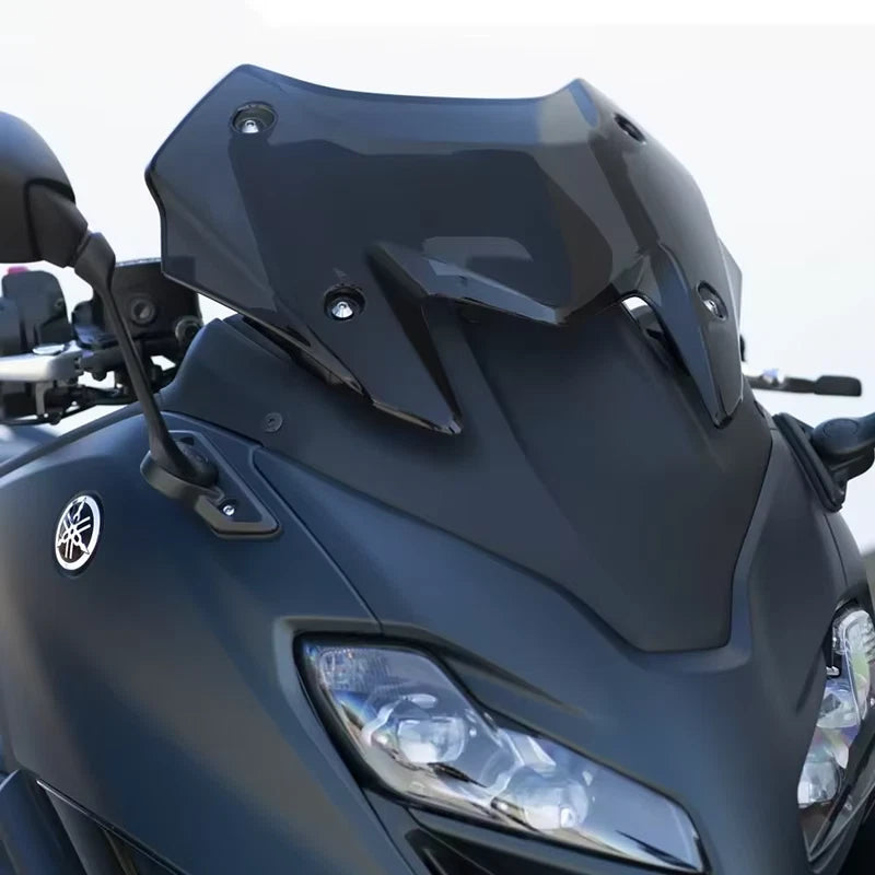 Yamaha T Max TECH MAX 560 2022-2023-2024 Smoke Black Sport Fairing Shield|365158996377