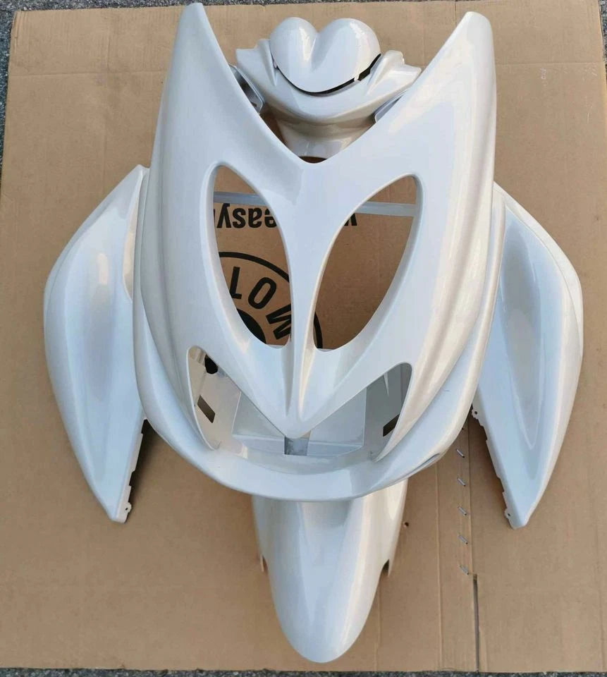 KIT PLASTIC FAIRINGS BODIES X YAMAHA AEROX MBK NITRO 50 100 97 12 PEARL WHITE|366297408891