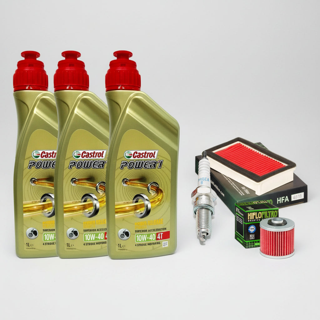 CUTTING KIT YAMAHA XT 600 XTZ 660 HOLD OIL CASTROL OIL FILTER AIR CANDLE|152455458578