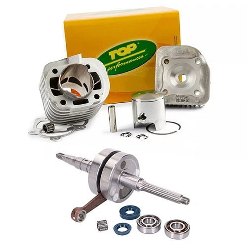Gruppo Termico D.47,6 70CC + Albero Motore Top Tpr Mbk Forte Mach G Ovetto 50 - Foto 1 di 4