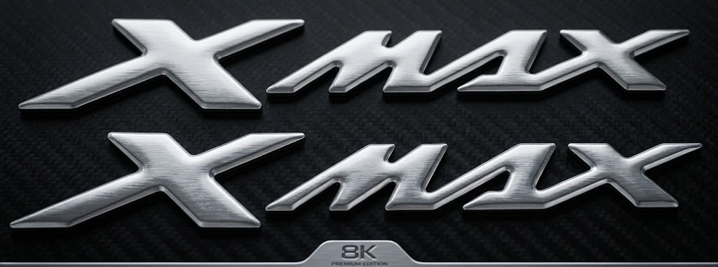 Cp. Scritte Rilievo Silver x Carena posteriore X Yamaha X MAX Xmax 125 250 300 400