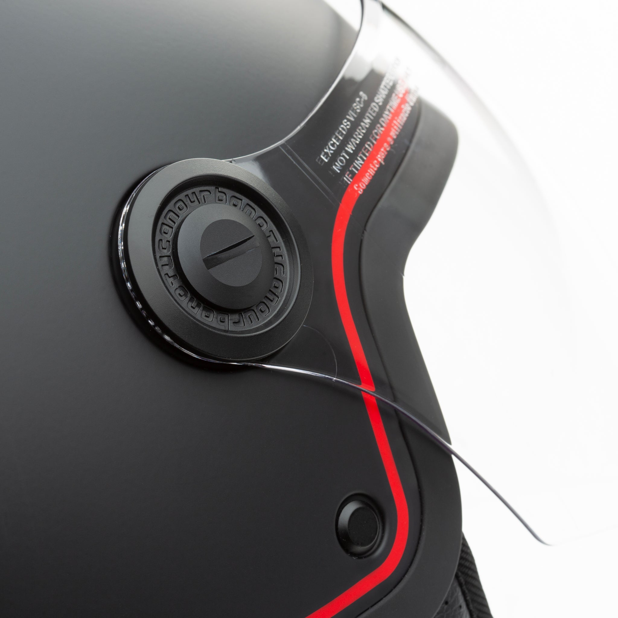 CASCO JET EL'JETTIN AC MILAN NERO OPACO E BIANCO TUCANO URBANO
