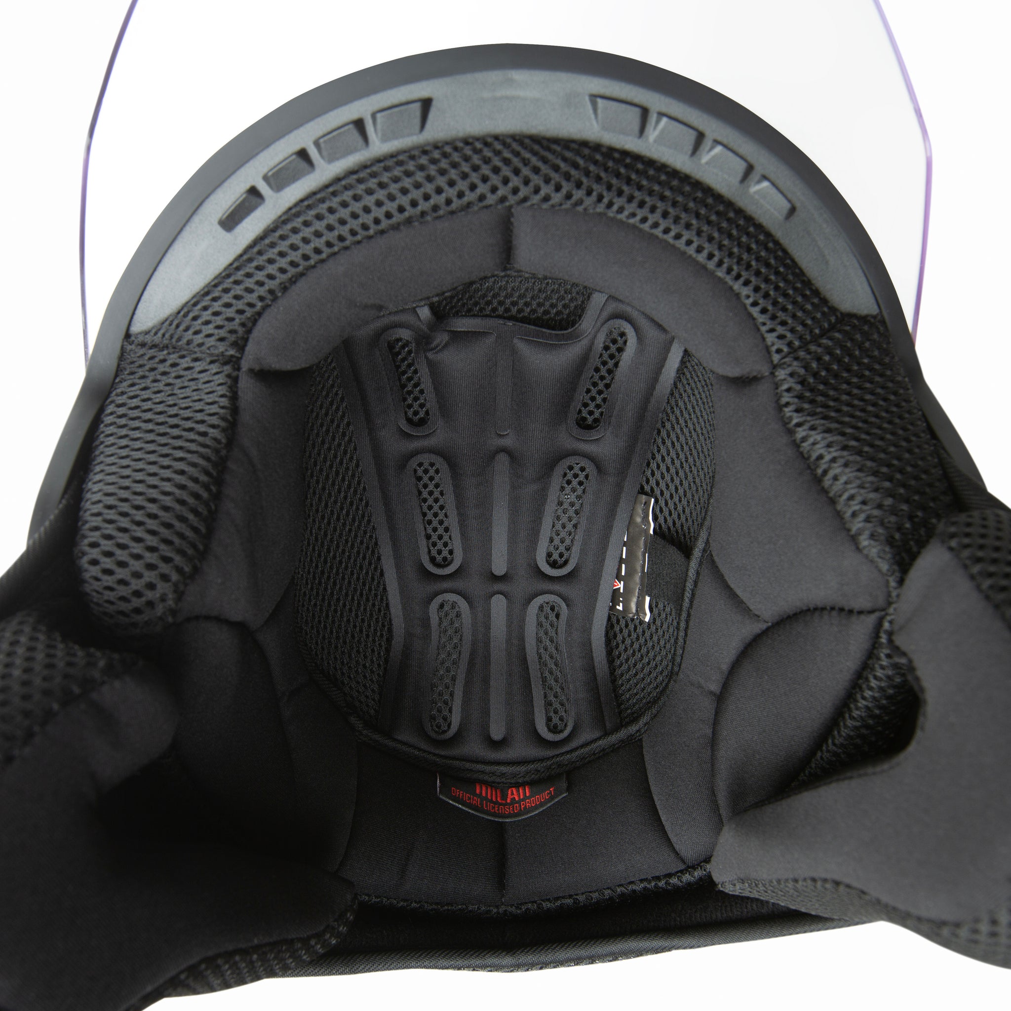 CASCO JET EL'JETTIN AC MILAN NERO OPACO E BIANCO TUCANO URBANO