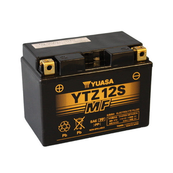 BATTERIA SIGILLATA YTZ12S ORIGINALE YUASA AGM 12V 11.6AH