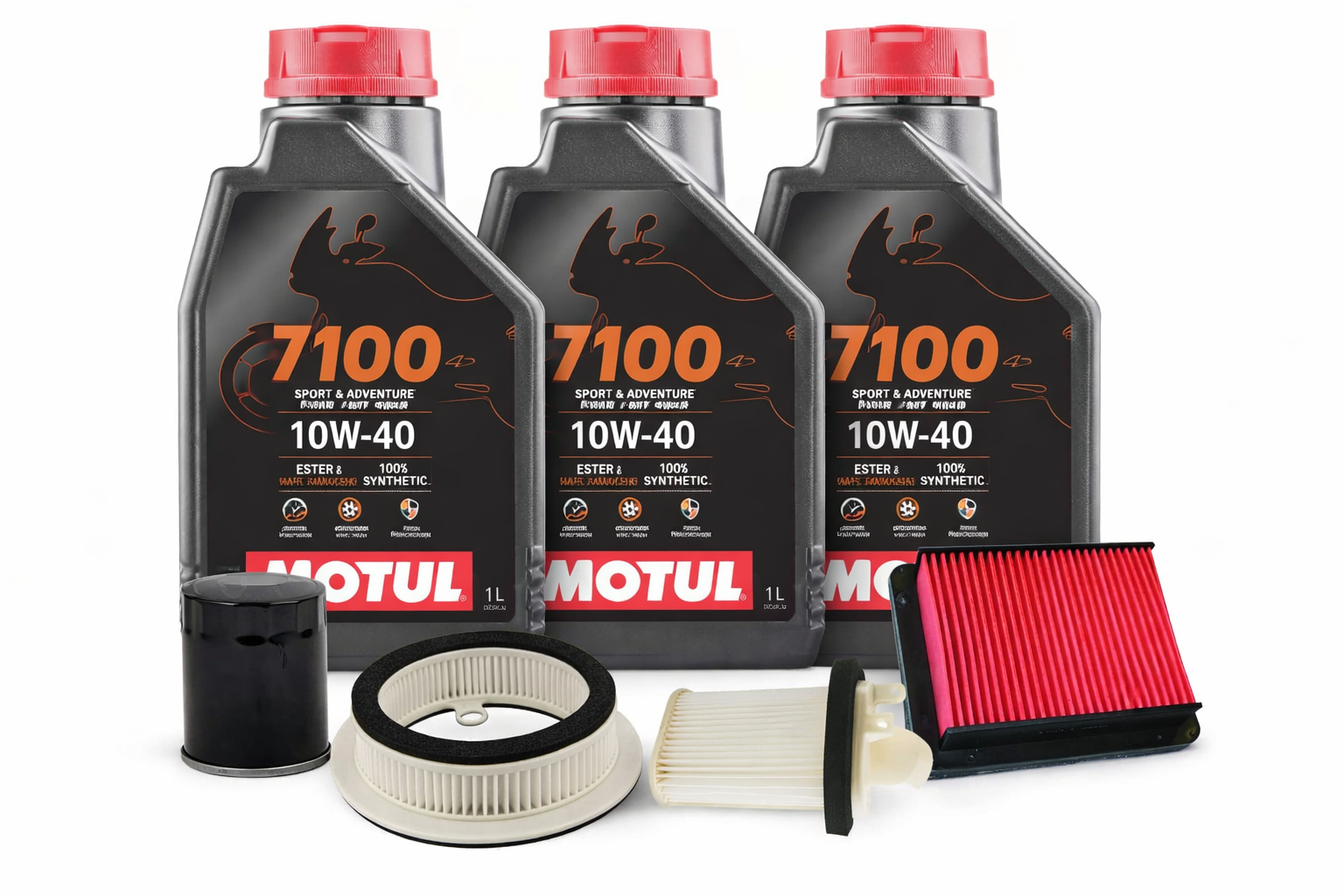 Tagliando YAMAHA TMax 500 2008 2009 2010 2011 T-Max MOTUL 7100 10W40 + Filtro