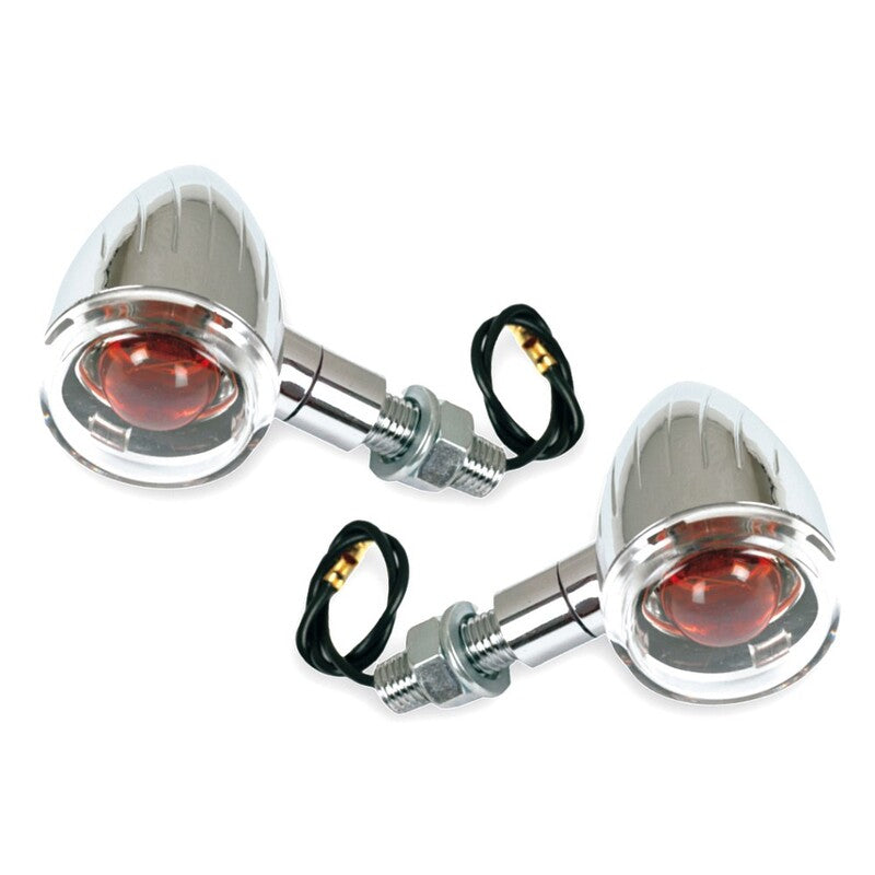 Coppia di frecce custom gambo lungo. Cromato