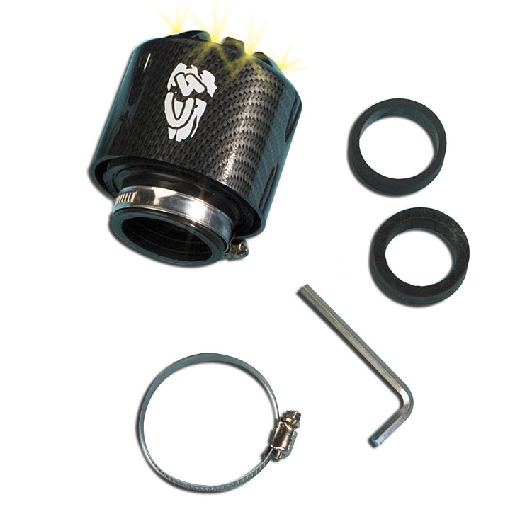 Filtro aria carbon Ø 35-28mm con Led C4 HF 006C