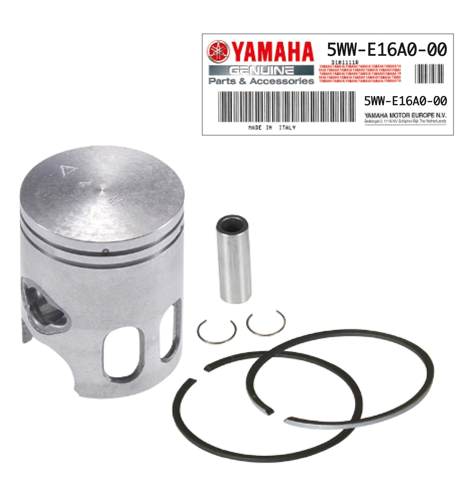 Pistone cpl. Booster,Stunt Ø 40 testa piatta (5WW-E16A0-00) APRILIA MBK 088410