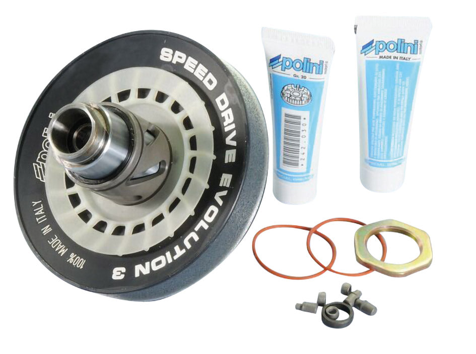 Kit puleggia condotta Nrg, Zip in alluminio Polini APRILIA DERBI GILERA 2440573