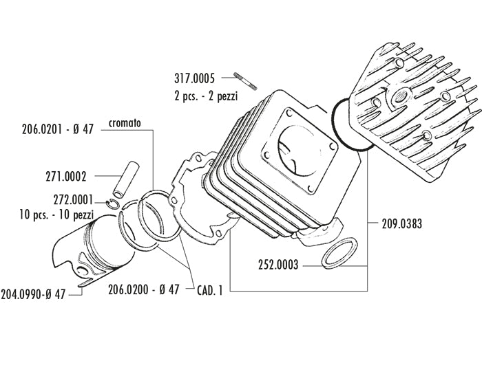 KIT HONDA SCOOTER GP-SC01 m.RACING
