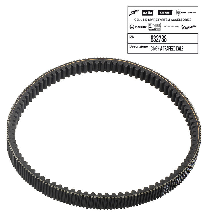 Cinghia trapez. Piaggio MP3, X-Evo 400 APRILIA GILERA MALAGUTI PEUGEOT 832738