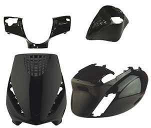 Kit carene nere Zip 50 2T/4T Air Cooled (4 pz.) T4Tune PIAGGIO 2000-2016 362550