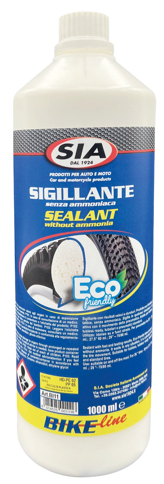 Sigillante antiforatura 1lt Sia 700353