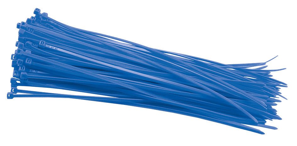 Fascette in nylon blu 2,5mm x 200mm (100 pz.) C4 420055