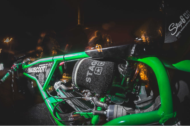 Filtro Aria Racing Stage6 Double Layer PICCOLO 28-55mm nero
