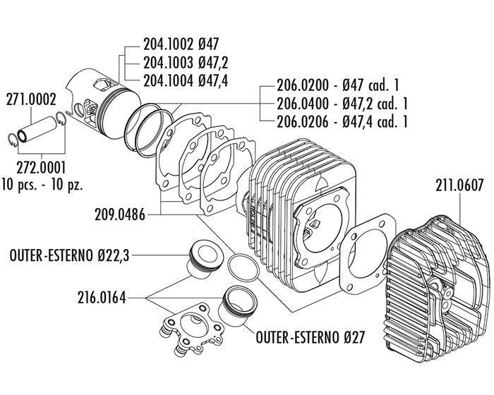 KIT CIAO-SI  D.47 SP.12 - 4 PRIGIONIERI