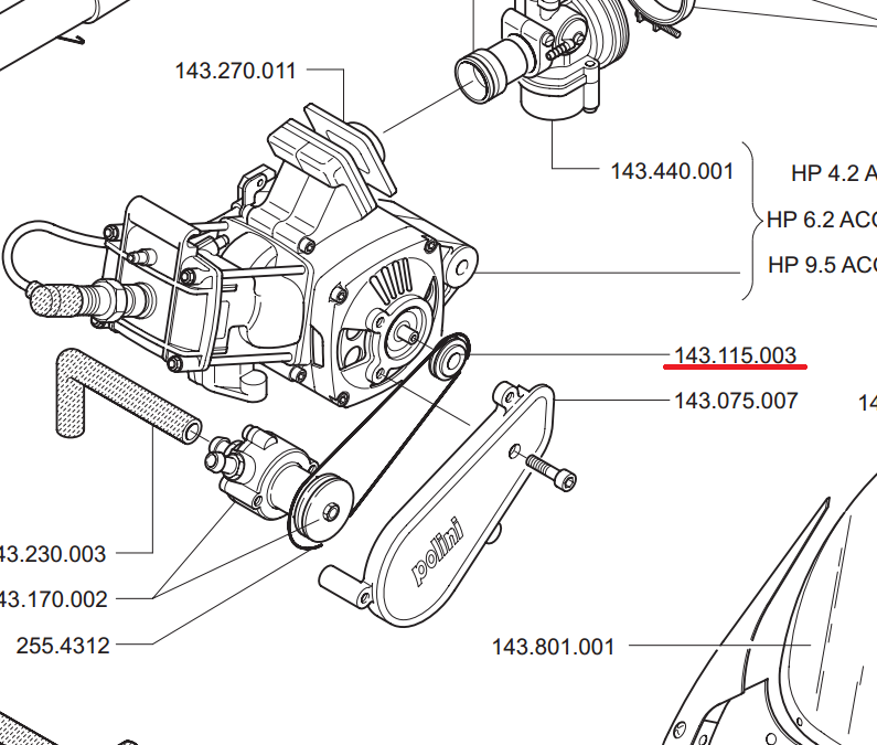 Polini 143.115.003 - immagine prodotto in aggiornamento