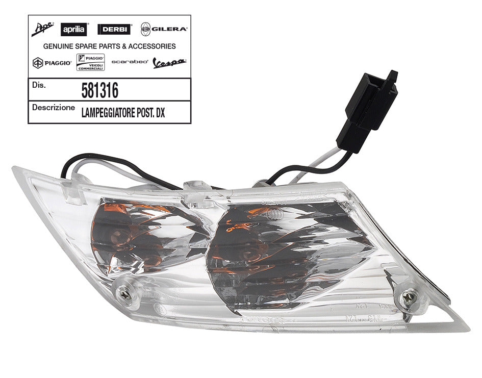 Freccia post. dx Piaggio Zip, Zip SP ZIP 50 ZIP 100 ZIP 125 2000-2023 581316