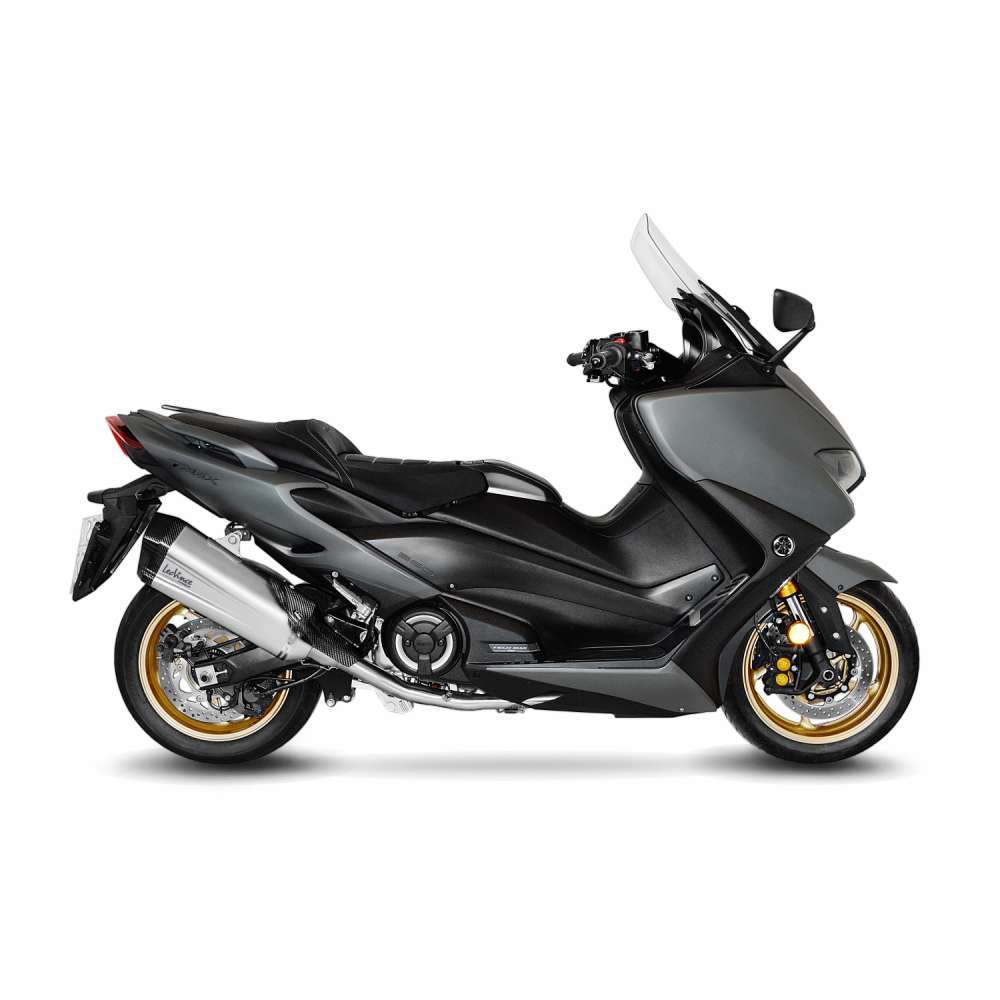MARMITTA LEOVINCE YAMAHA TMAX 560 TECH MAX TITANIUM CARBON 2020-2024 SCARICO COMPLETO