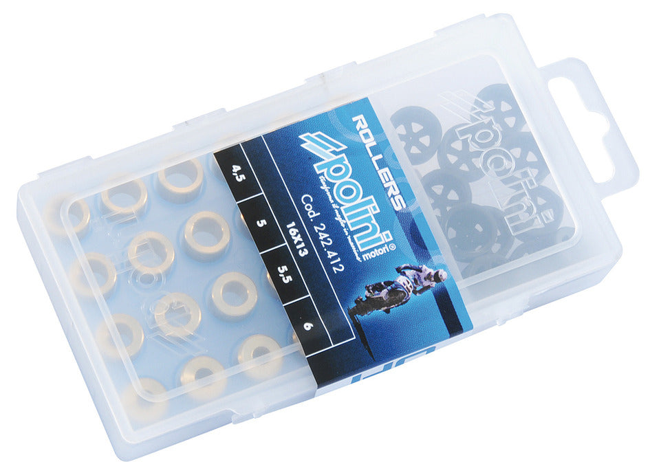 Kit massette Polini Ø 16x13 Gr. 5,5-6-6,5-7 KYMCO AGILITY RS R12 50 242413