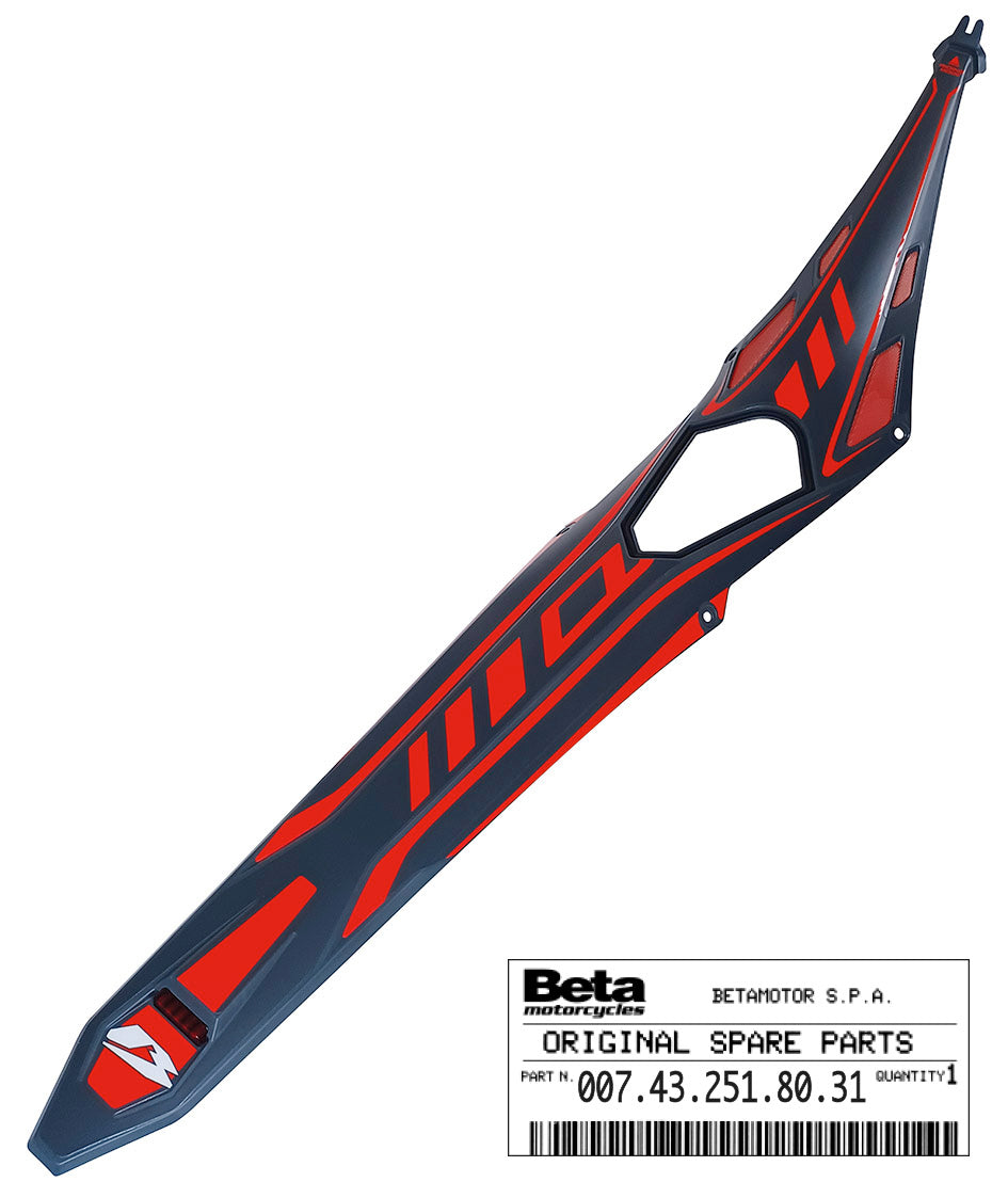 Parafango posteriore grigio Beta Evo 2T 2024 310196