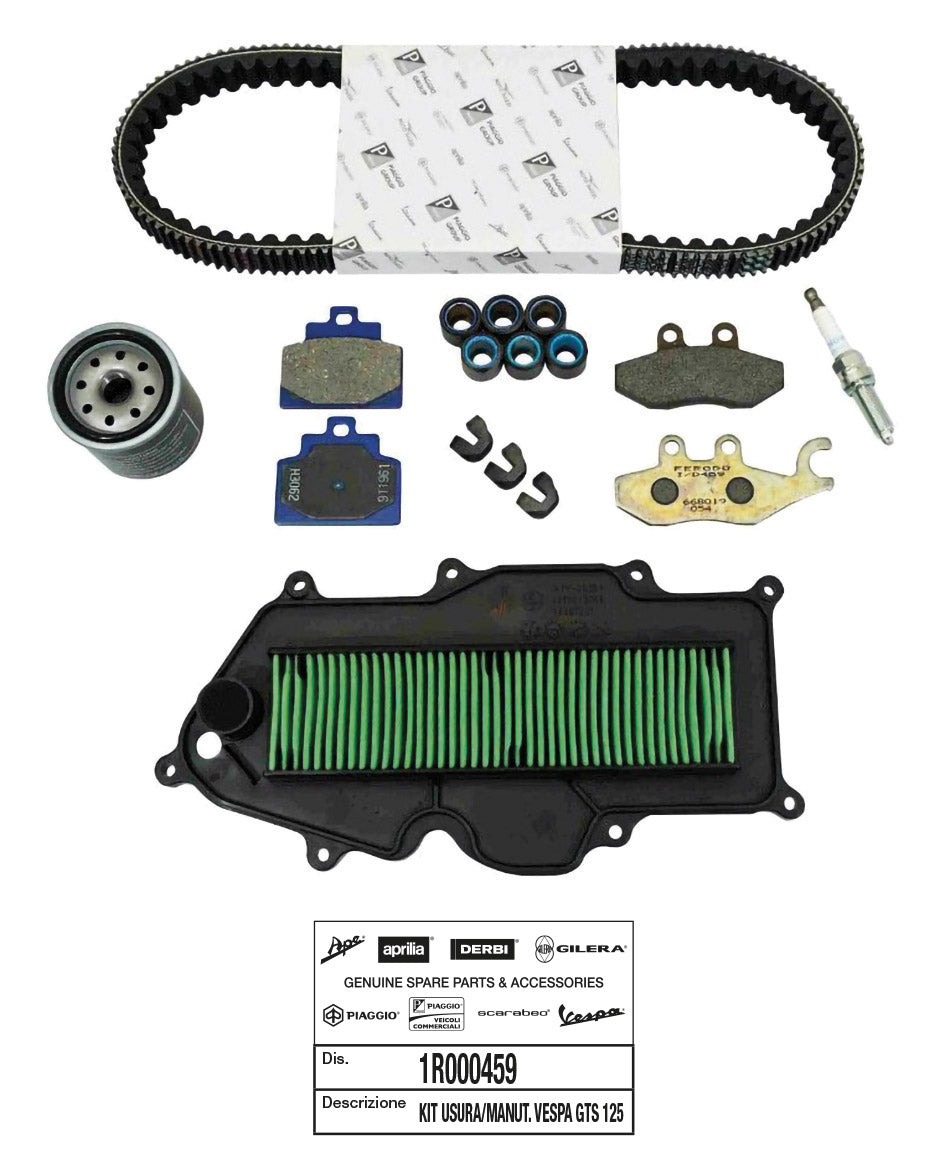 Kit revisione Vespa GTS 125/150 E4 ('16/'20) Piaggio GTS 150 2016-2020 1R000459