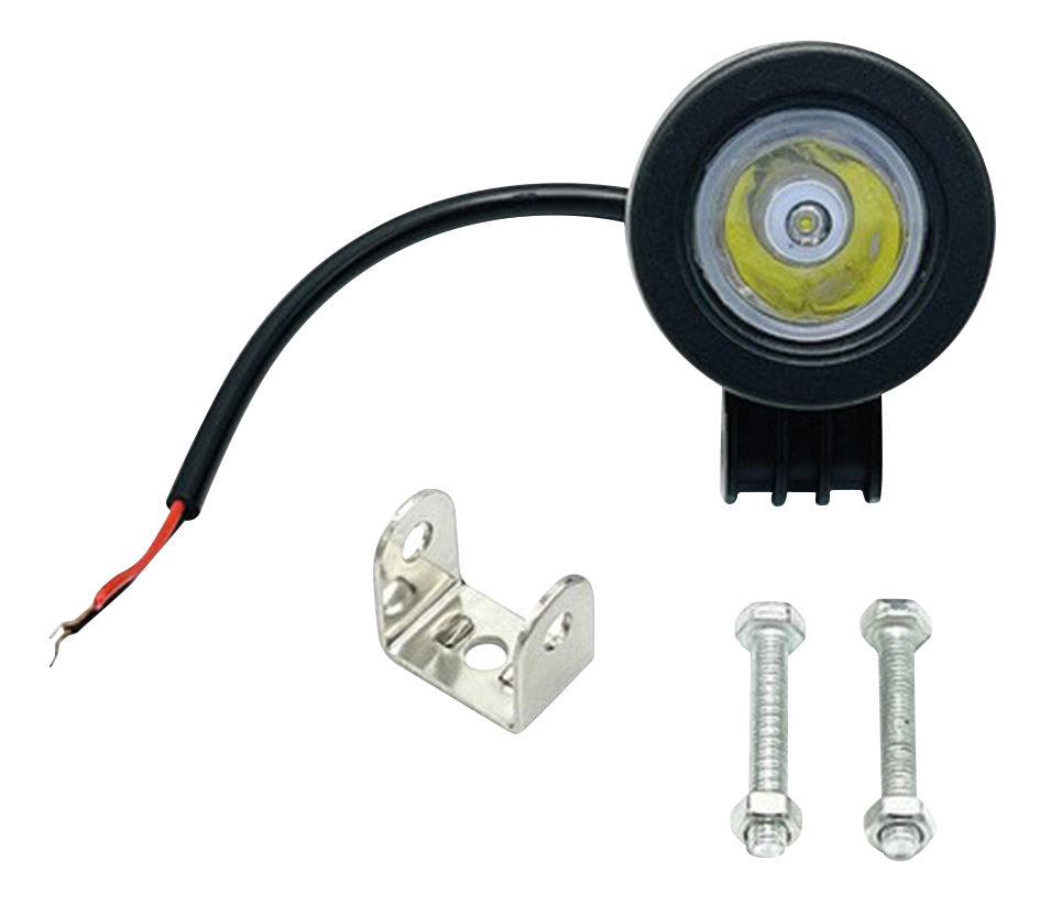 Luce anteriore supplementare a led Ø 57mm nera T4Tune 404327