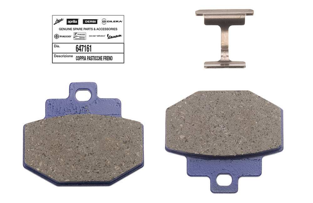 Cp. pastiglie freno Runner VX 125/250, Vespa GTS 125/300 post. Piaggio 647161