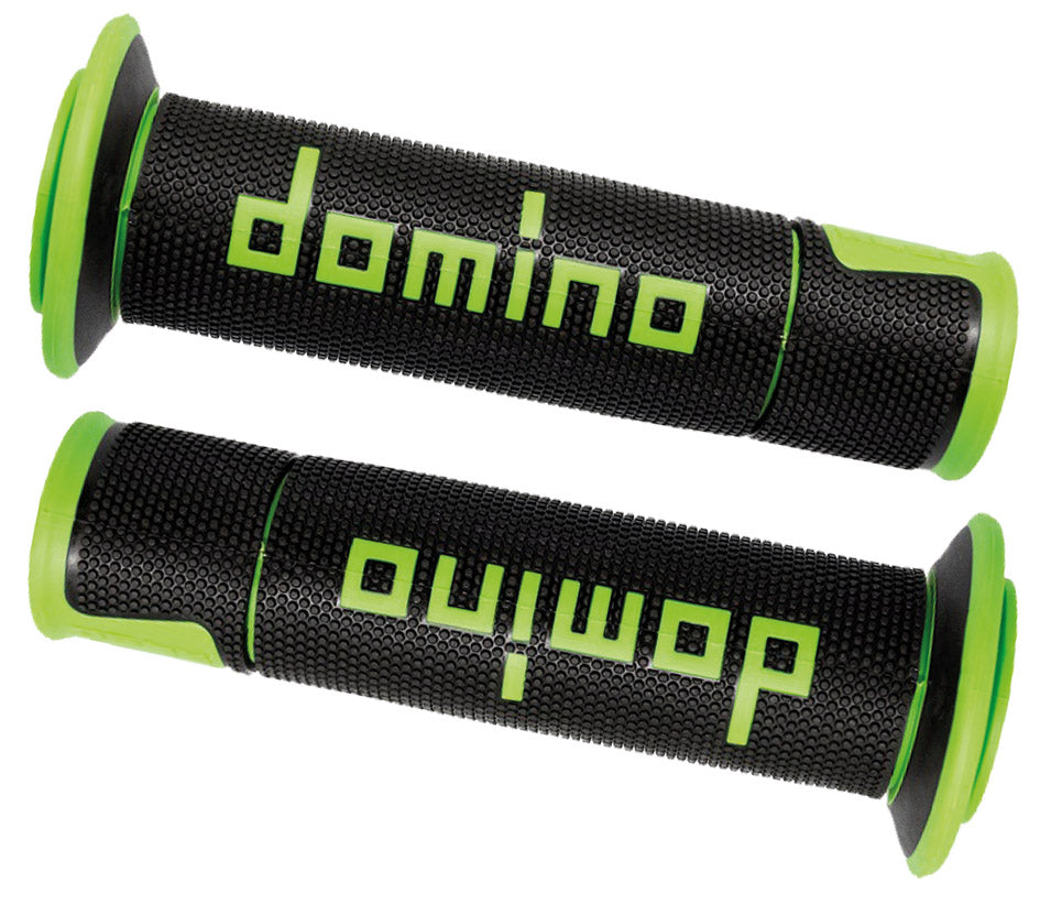 Manopole Domino A450 nero/verde GRIPS 069