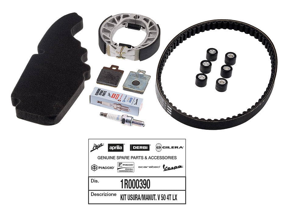 Kit revisione Vespa LX 50 4T Piaggio 2005-2008 1R000390