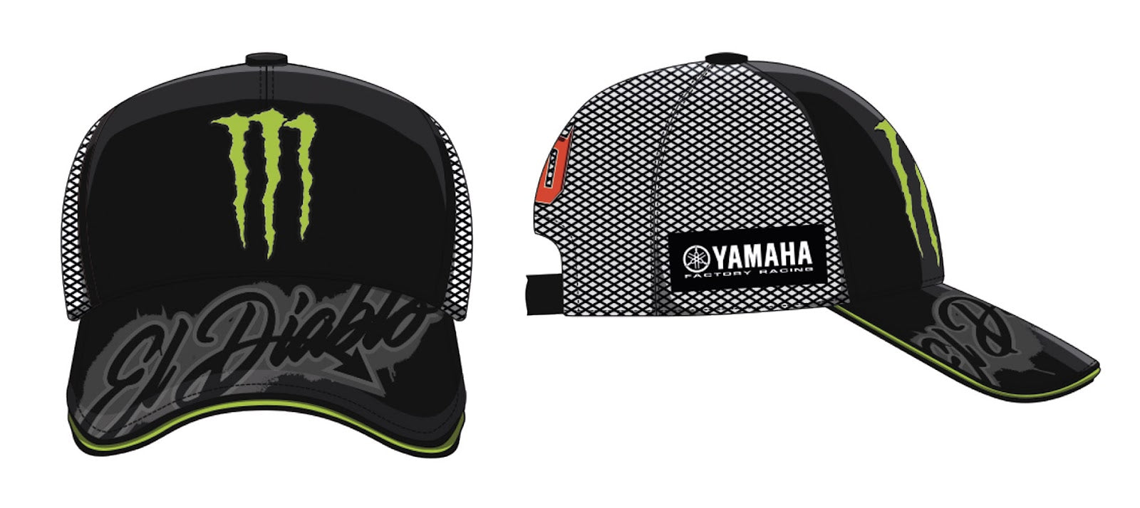 Trucker Cap Dual Monster FQ20 nero Pritelli 501325
