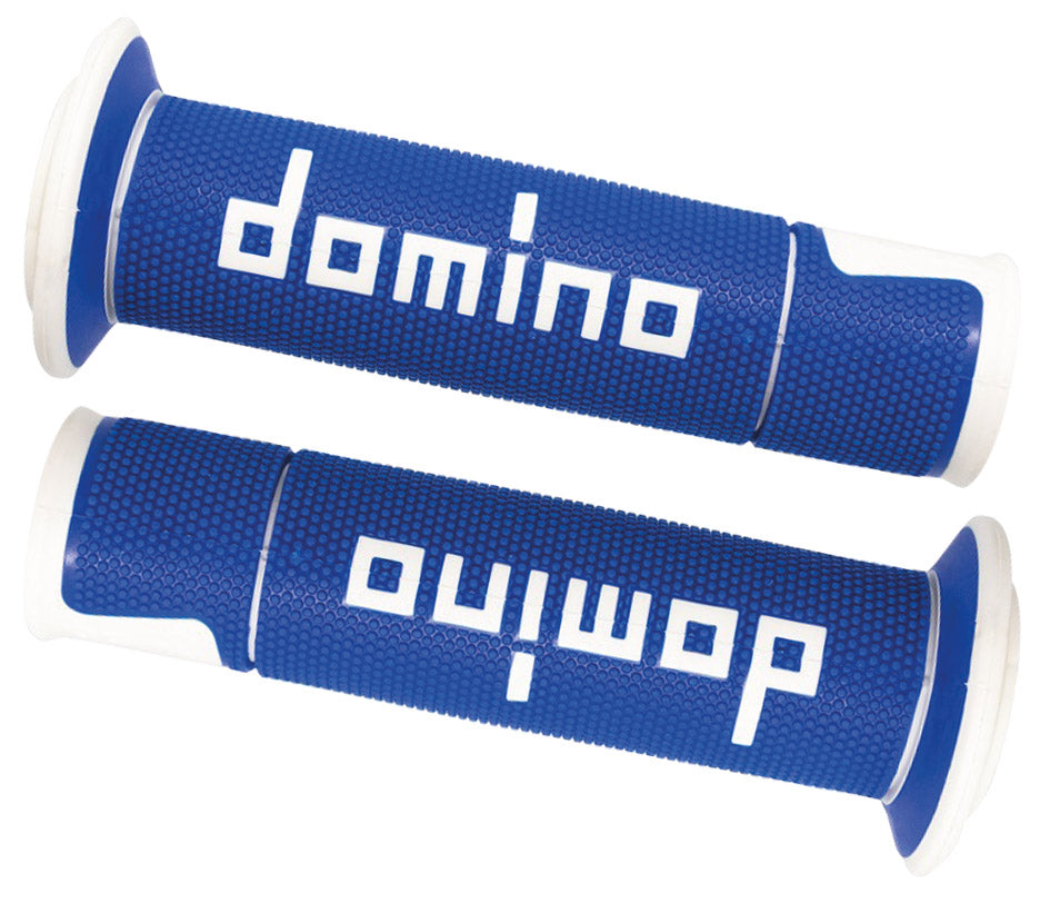 Manopole Domino A450 blu/bianco GRIPS 070