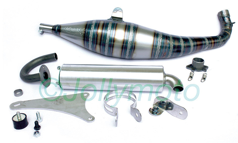 Marmitta Jollymoto Mbk Nitro 70cc.Accelerazione APRILIA ATALA BENELLI M70AC-B85
