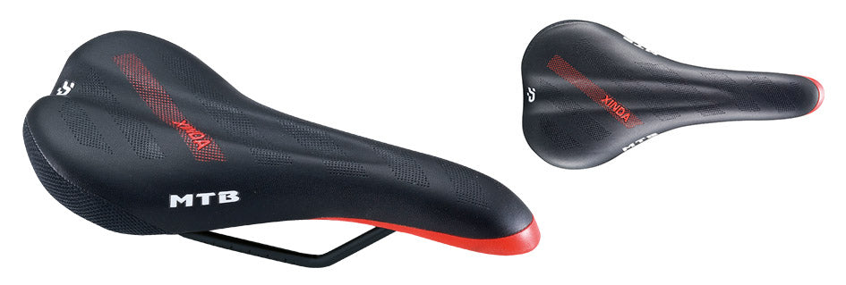 Sella MTB nera/rossa X4 700146