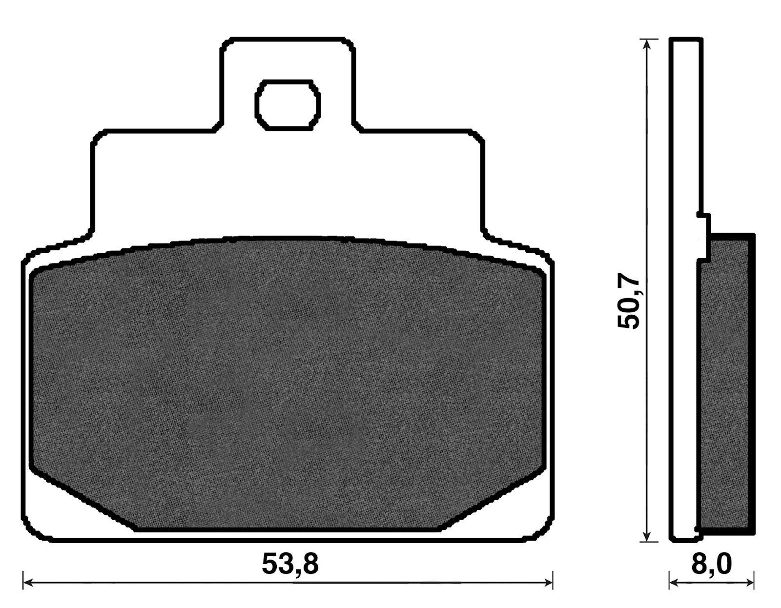 Cp. pastiglie ant. Scarabeo 50/100, MP3 300/500/530 C4 APRILIA PIAGGIO BP 074