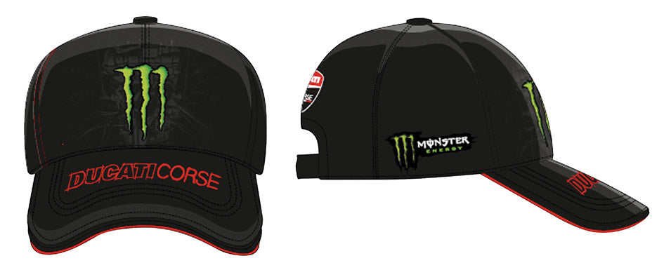 Baseball Cap Ducati Corse dual Monster nero Pritelli 501300