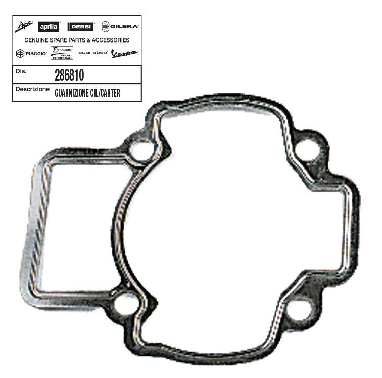 Guarnizione cilindro Piaggio Ø 40 APRILIA DERBI GILERA ITALJET VESPA S 50 286810