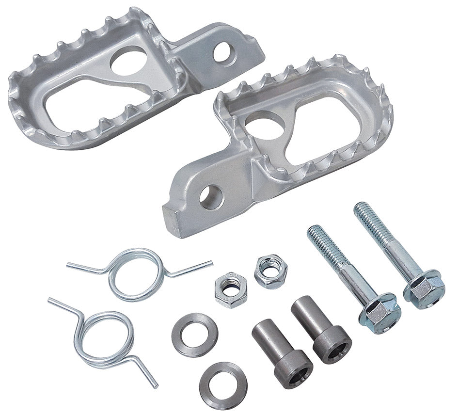 Pedane poggiapiedi universali silver SM Trial 002035A