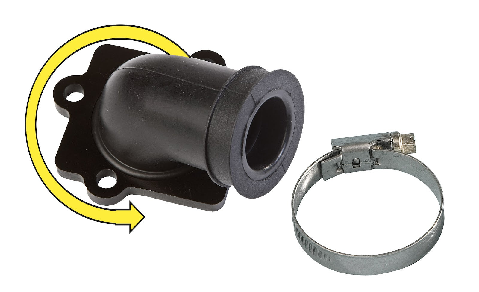 Collettore Nitro, Ovetto carb. Ø 24mm rotante 360° T4Tune APRILIA ATALA 274108