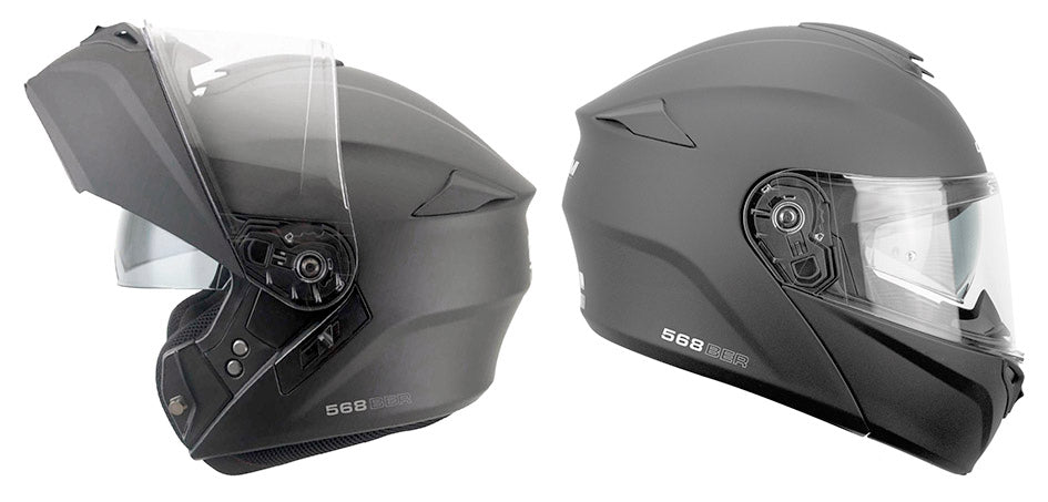 Casco Cgm Ber Mono Nero Opaco XS 442520