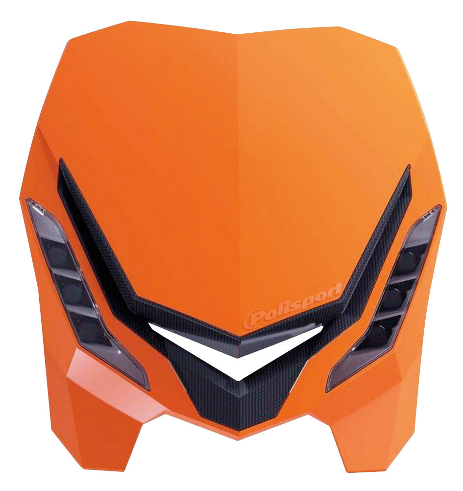 Maschera faro Polisport E-Blaze arancio 400040