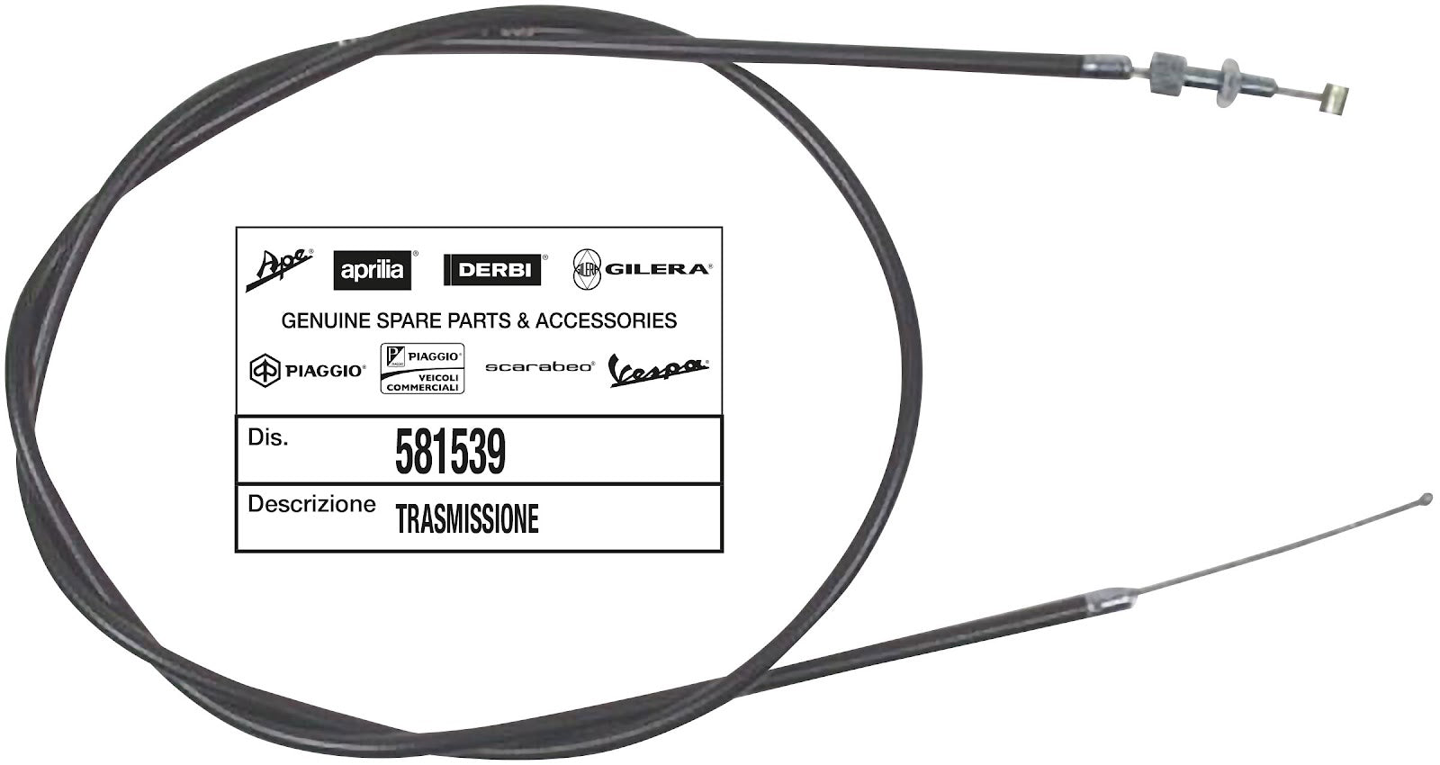 Trasmissione gas Fly, Nrg 50 2T Piaggio DERBI GILERA BOULEVARD 50 FLY 50 581539
