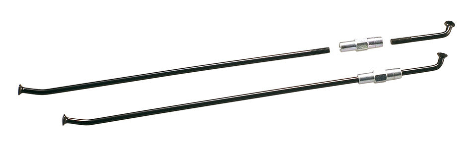 Kit 16 raggi + tensori lato disco L.175+36x4 mm anodizzati neri Morad SPO 004
