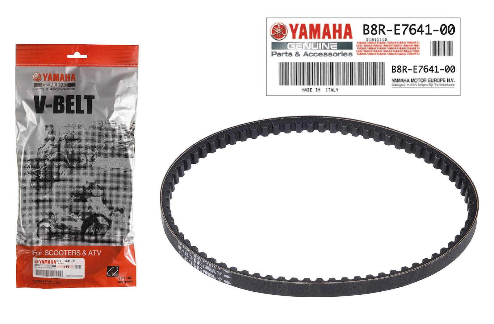 Cinghia N-Max, Tricity 125/155 EU5 ('21/'26) (B8R-E7641-00) YAMAHA BELT 158