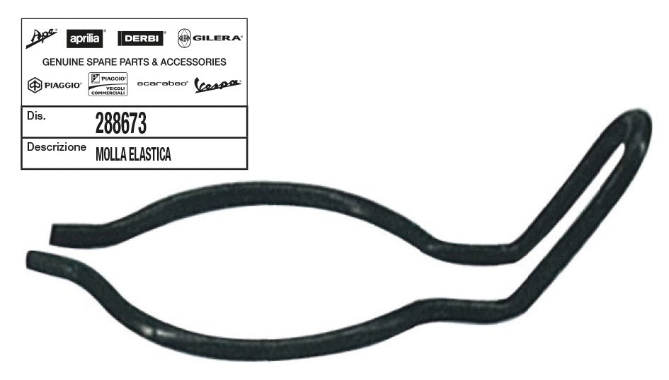 Molla messa in moto Piaggio 50/125 APRILIA DERBI GILERA ITALJET MALAGUTI 288673