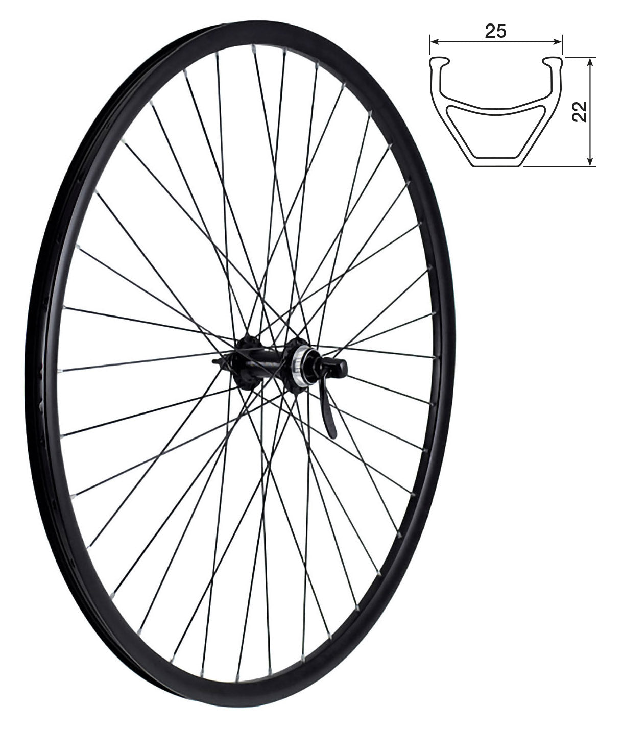Ruota post.MTB 27,5