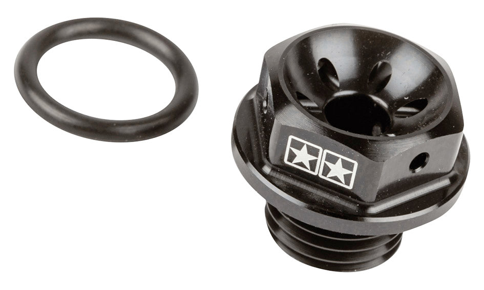 Tappo scarico olio nero Stage6 Booster, Nitro APRILIA ATALA BENELLI BETA 160940
