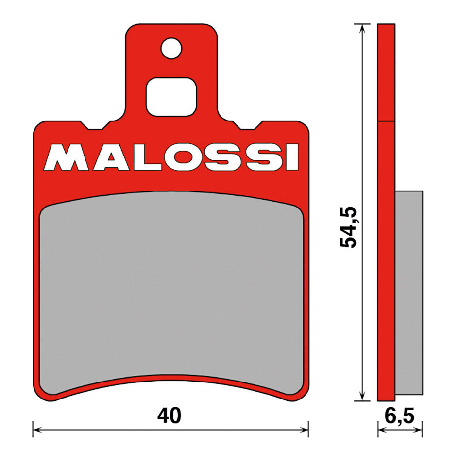 Cp. pastiglie freno MHR Amico,Nitro,Ovetto 50 2T ant. Malossi APRILIA 6215008BR