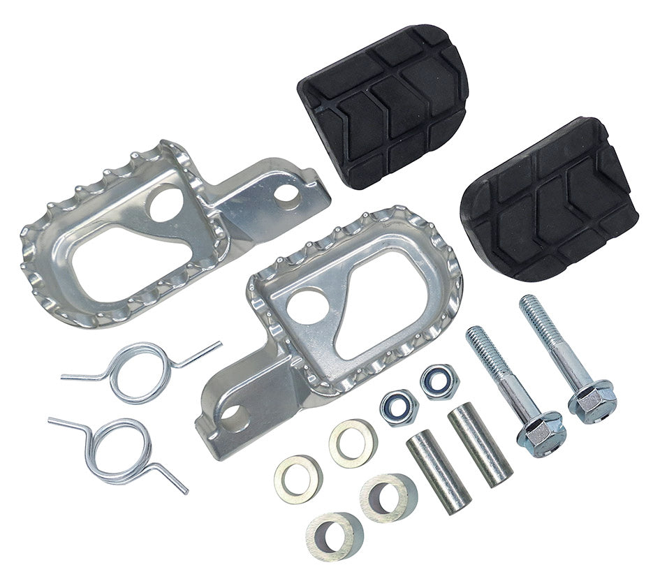 Pedane poggiapiedi silver Rieju MRT 50 C4 MRT 50 MINARELLI AM6 50 002038A