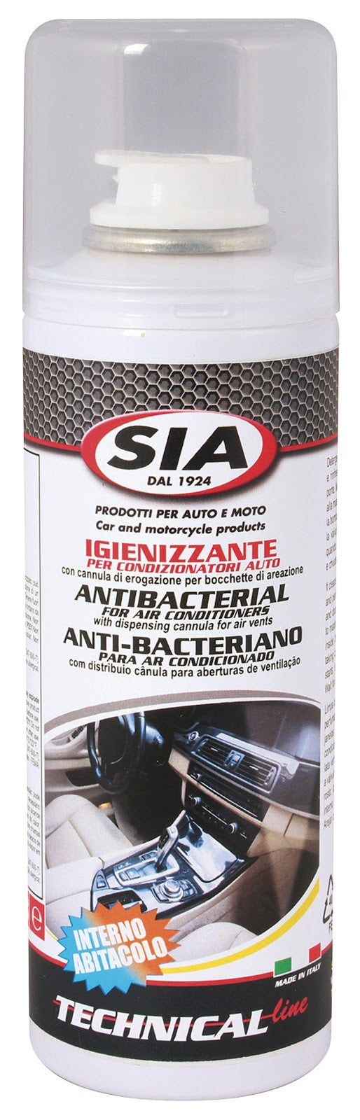 Igienizzante per condizionatori, ambienti 200ml. Sia 155045